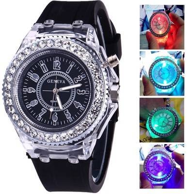 silicone led watch