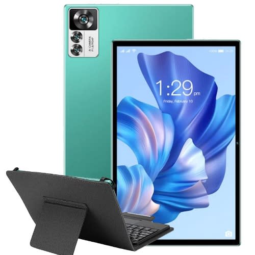 Discover Note 17 Plus 5G Tablet with Keyboard - 10.1" - 512GB ROM - 8GB RAM - 6000mAh - Green.