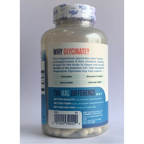 Kal Magnesium Glycinate 160 Capsules Konga Online Shopping