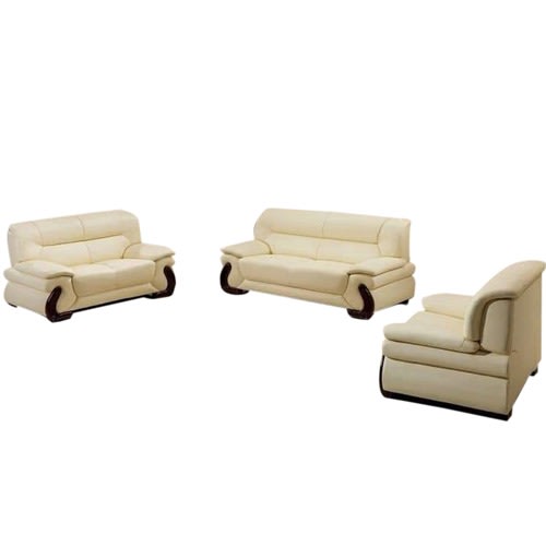 Cream Leather Splendor Sofa 6 Seater, Splendor 3 Seater Leather Sofa With Chaise