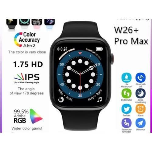 W26 Pro Max Series 8 Smart Watch With Bluetooth Earpod Special Edition