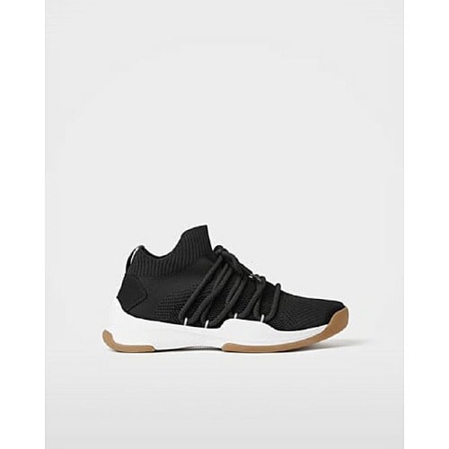 fabric sneakers zara