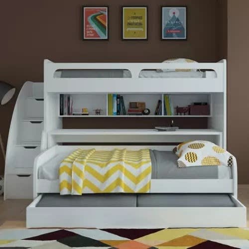 Sadia bel Mondo Twin Bunk Bed With Trundle