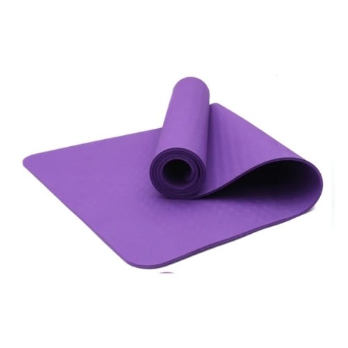 Yoga Mat With Carrier Bag- Purple