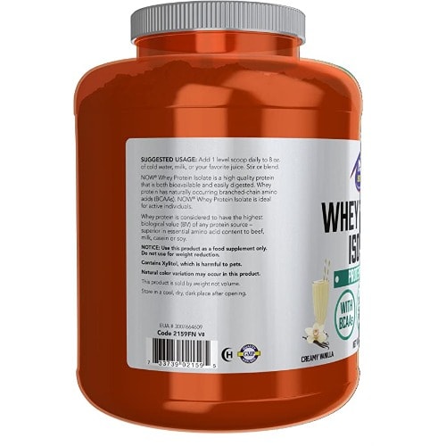 Now Sports Nutrition Whey Protein Isolate With Bcaas 25g Konga
