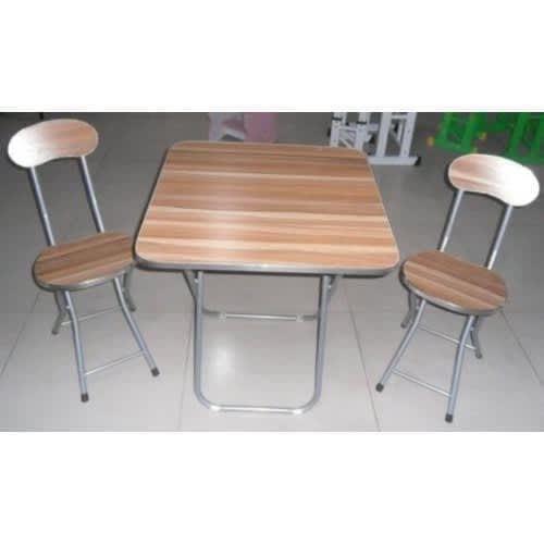 Foldable Table With Two Chairs | Konga 