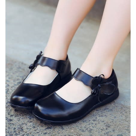 girls black dress shoes