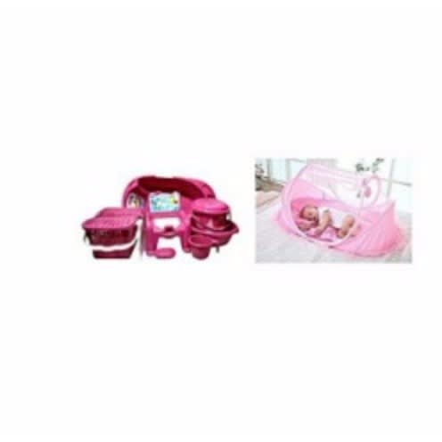 Happy Baby Baby Bed With Dotted Pink And Baby Bath Set Konga Online Shopping