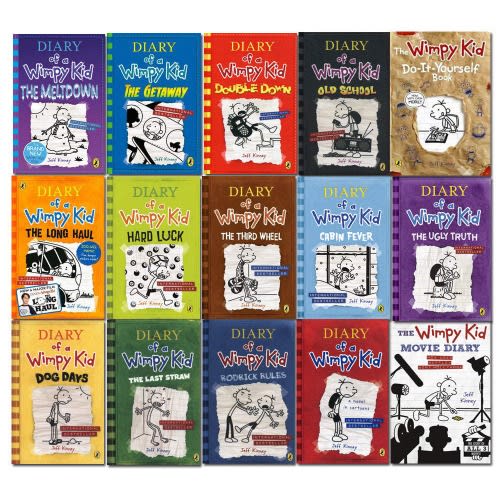 Diary Of A Wimpy Kid Collection 15 Books Konga Online Shopping
