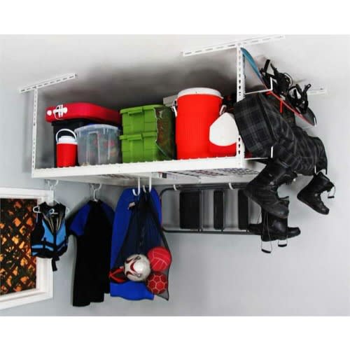 Saferacks Overhead Garage Storage Combo Kit Two 4 X8 Racks Dandk