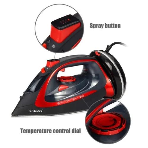 Sokany Ei9518c 2400w Cordless Rechargeable Steam Iron Konga Online