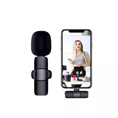 K9 iPhone Wireless Mic Hd Voice/video Recording Clipon Lavalier
