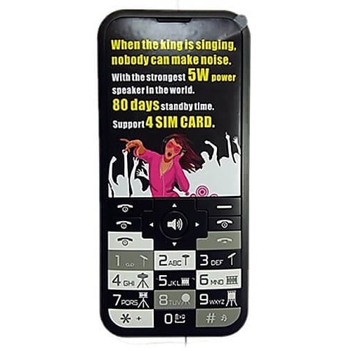 Bontel Music King 4 Sims 15000mah Battery Hidden Camera Mosquito Light Black Konga Online Shopping