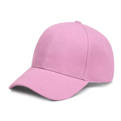 Plain Face Cap - Light Pink | Konga Online Shopping