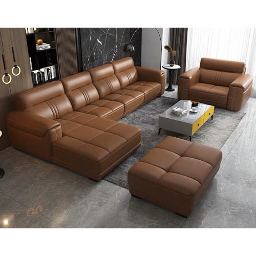 Mak Marco 7 Seater Leather Sofa Set, Imported Sofa Designs