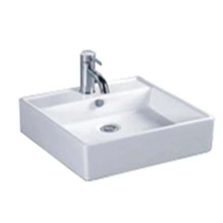 Wash Hand Basin Ceramic Squared Above Counter Basin Konga
