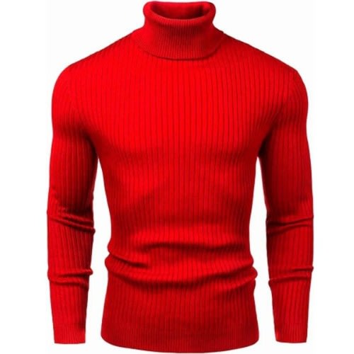 Unisex Turtle Neck Sweater- Red | Konga Online Shopping