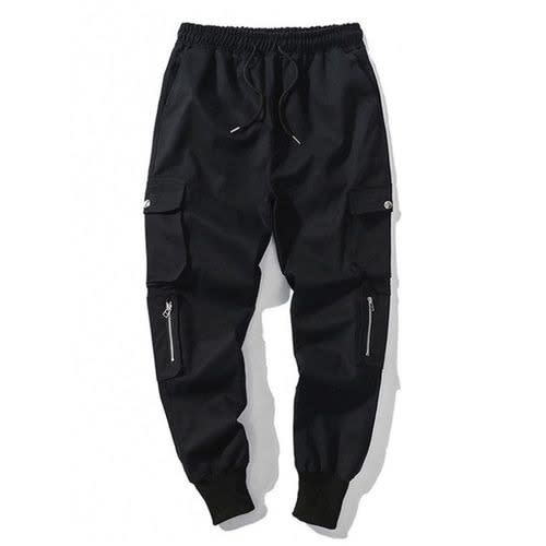 Cargo Combat Zipped Trousers - Black | Konga Online Shopping