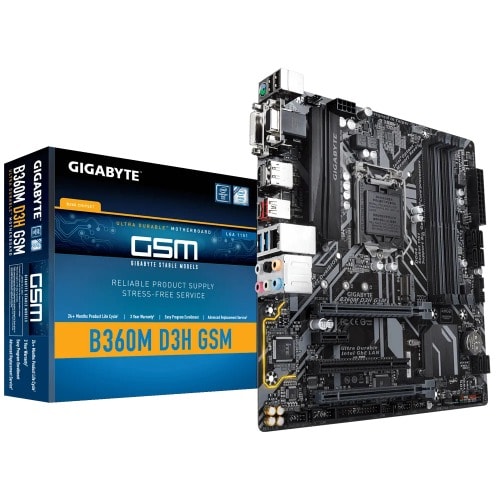 Gigabyte B360m-d3h-gsm Desktop Motherboard - Intel B360 Chipset | Konga ...