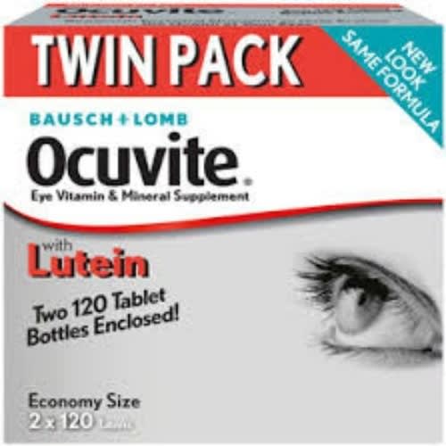 ocuvite lutein eye vitamin and mineral supplement