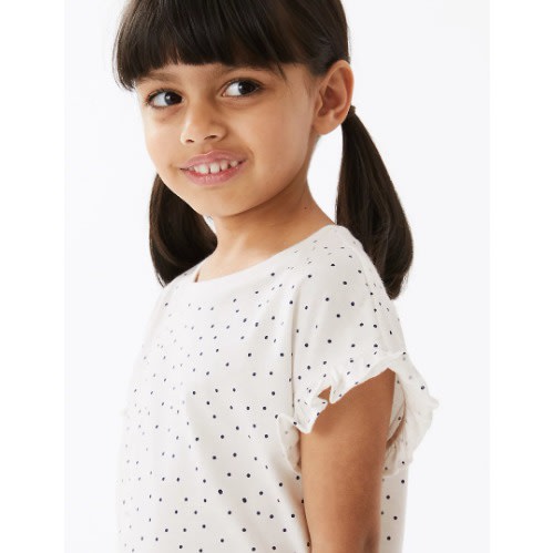 Marks & Spencer Pure Cotton Unicorn & Spotty T-shirts 3-pack | Konga ...