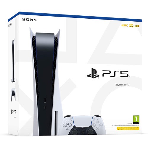Playstation 5 Disc Standard Edition - White.