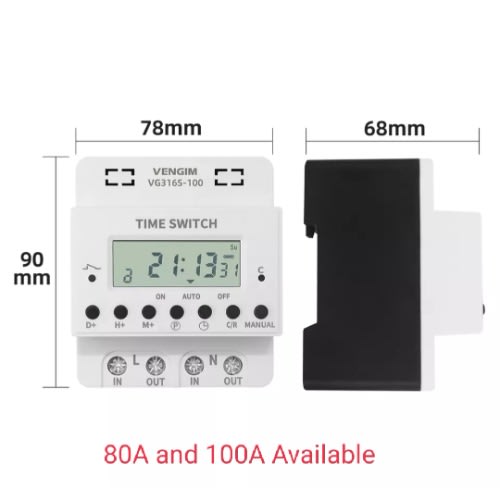 Digital Automatic Timer Switch 100a Konga Online Shopping