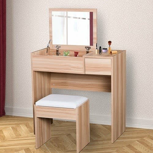 Boa Furniture Adkins Dressing Table Set, Stuttgart Dressing Table Set With Mirror