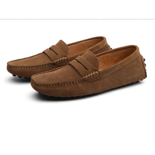 Loafers Soft Moccasins Leather Shoes 