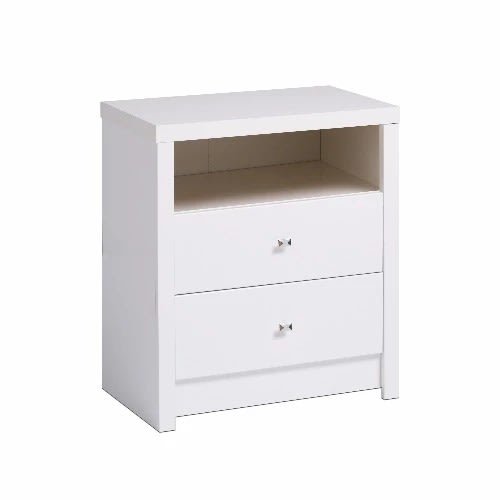 Ibks Nolita Tall 2 Drawer Nightstand White Konga Online Shopping