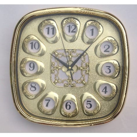 Golden Designed Quartz Wall Clock Konga Online Shopping