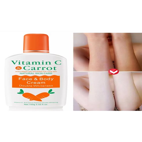 vitamin c carrot face body cream