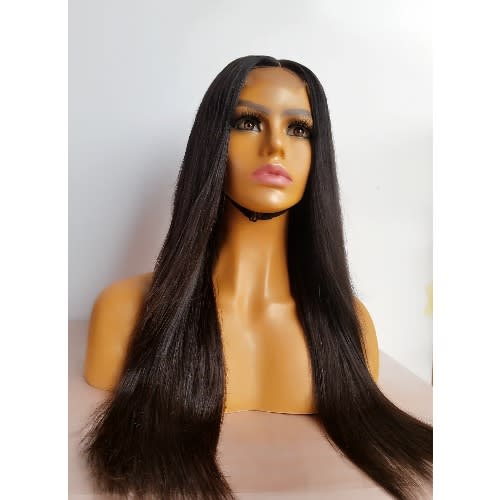 straight bone wig