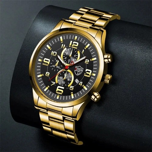 Geneva stainless discount steel watch