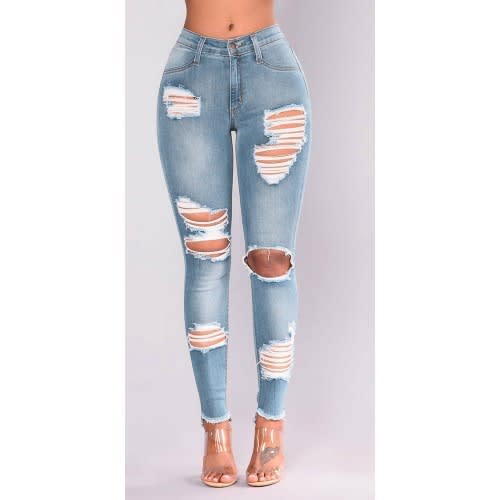 Women's Ripped Skinny Jeans