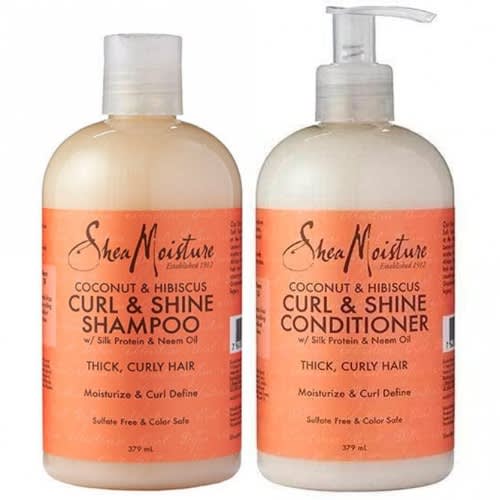 Coconut Hibiscus Curl Shine Shampoo And Conditioner