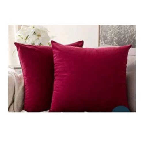 Wine colored best sale pillows