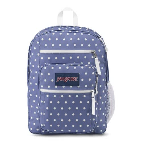 jansport polka dot big student backpack