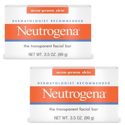 Neutrogena Transparent Facial Bar Soap For Acne Prone Skin - Pack Of 2 |  Konga Online Shopping