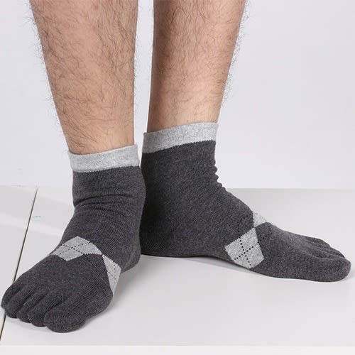 Adex Five Toe Running Butterfly Style Socks - Grey | Konga Online Shopping