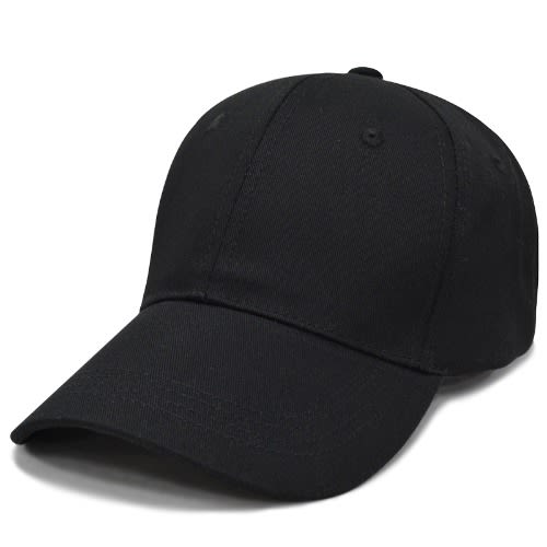 Plain Face Cap - Black | Konga Online Shopping