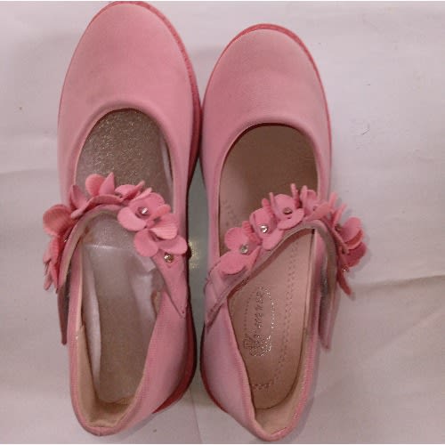 Girls pink dress shoes sales