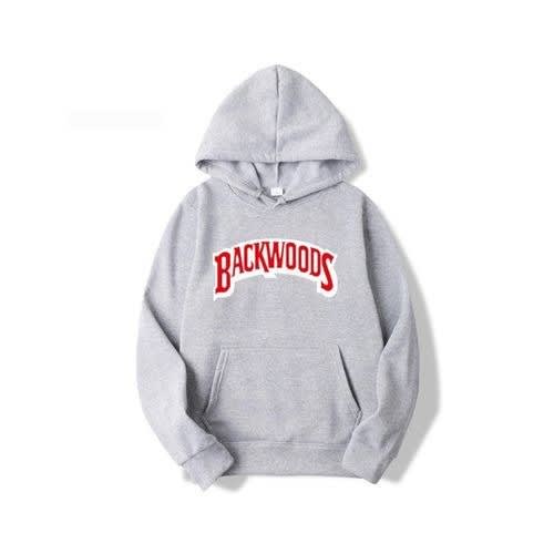 Grey backwoods hoodie top