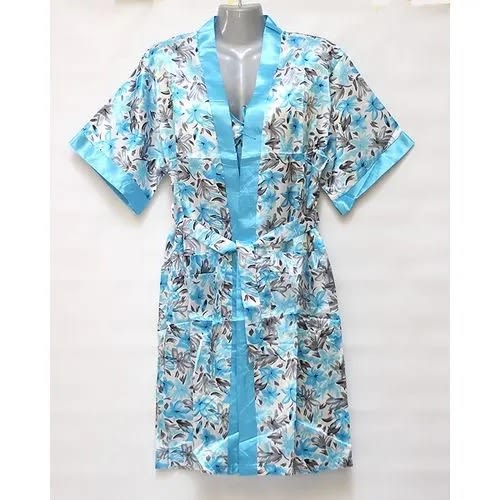 Night Gown With Robe - Multicolor