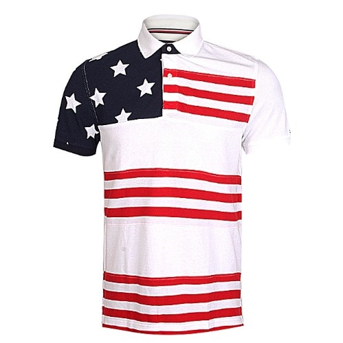 tommy hilfiger flag polo