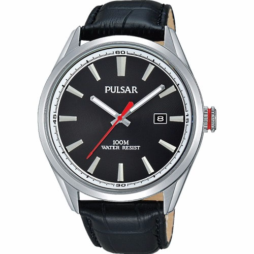 pulsar leather watch