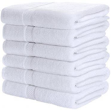 Comfort Cotton Bath Towel Bundle X 6 White Konga Online Shopping
