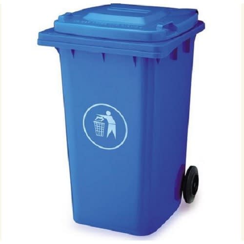 Plastic waste shop bin