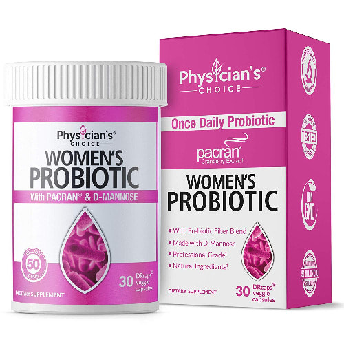 Probiotics For Women - Organic Prebiotics, 50 Billion Cfu, (30 Capsules).