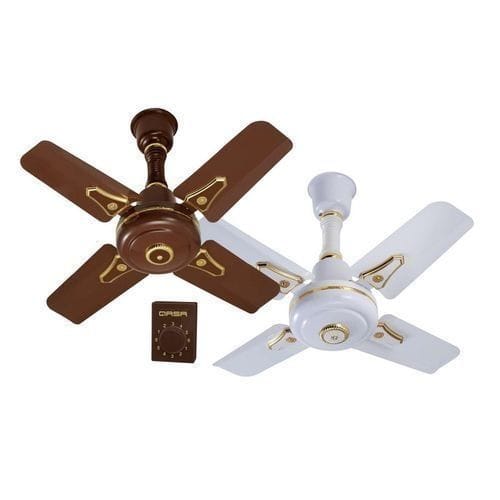 Short Blade Ceiling Fan 24 Inches Qcf 24h Brown